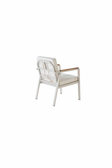 Hanah Home Monte - Cream Conjunto de Mesa y Sillas de Jardín de 7 Piezas Hanah Home Monte - Cream Conjunto de Mesa y Sillas de Jardín de 7 Piezas